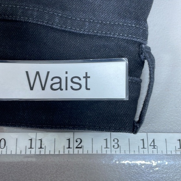 Everlane Jeans High Rise Skinny Ankle Black Denim Size 26 - Picture 11 of 11